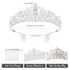 Crown, Tiara Crown, Princess Crown, Birthday Crown, Crown Headband, Crowns for Women, Princess Tiara, Queen Crown, Silver Crown, Hair Accessories Crystal Tiaras for Women Girl Bride Wedding Party Prom