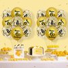 18Pcs Gold 6th Birthday Decorations Happy 6th Birthday Balloons 6th Birthday Latex Balloons Confetti Balloons for Boys Girls 6 Years Old Birthday Anniversary Party Decor Supplies 12 inch
