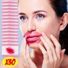Nielies 30 Pairs 24K Collagen Lip Mask for Anti- Aging,Anti-Chapped, Plump Your Lips, Hydrating,Lip Sleeping Mask. Moisturizing Lip Mask. Lip scrub, Lip Gloss Bulk (30 Pairs Lip Mask)