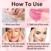 30 Pairs Lip Masks & Eye Masks, 24K Gold Gel Crystal Collagen Under Eye Patches for Puffy Eyes, Dark Circles and Wrinkles, Moisturizing Nourishing Collagen Lip & Eye Mask Set for Women Men