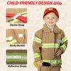 Popsunny Firefighter Costume for Kids 3-5 Years, Toddler Fireman Dress Up with Fire Fighter Costume & Fire Extinguisher, Christmas Pretend Play Toy Gift for Boys Girls