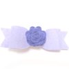 Felt rose and bow hair clip-8 colors