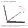 uxcell Cell Phone Kickstand, Horizontal & Vertical Desk Stand, Magnetic Foldable Phone Stand for Most Phones, Phone Cases, Tablets, Metallic Black