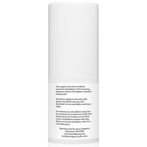 Kakadu Plum Vitamin C Eye Cream - USDA Certified Organic Skin Care - 0.5 fl oz