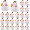 Sotiff 24 Pcs Unicorn Rubber Ducks Mini Rubber Ducks Bulk Small Rainbow Unicorn Duckies Toys for Girls Boys Birthday Pool Party Favors
