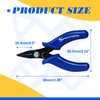 SPEEDWOX Mini Flat Nose Pliers 3 Inch Micro Needle Nose Pocket Plier Small Chain Nose Pliers Smooth Jaw Precision Miniature Fine Pliers Jewelry Making Tool with Spring Craft Beading Hobby