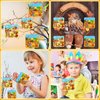 FLYAB Thanksgiving Crafts for Kids Make a Thanksgiving Scene Stickers Ornament Craft Kit Fall Crafts Make Your Own Stickers Thanksgiving Party Games Activities for Kids Family Classroom School Gifts