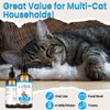 Lysine for Cats Immune Support, L-Lysine Supplement for Cat, Lysines for Feline Respiratory Health - Reduces Sneezing, Sneezing, Runny Nose, Eye Function, Natural Cat Drops for Kittens & Adult Cats
