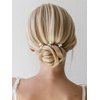 SWEETV Bridal Hair Pins Pearl Headpiece for Brides, Bridesmaids, and Flower Girls - 3Pcs Wedding Hair Clips and Pieces
