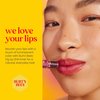 Burt's Bees Shimmer Lip Tint Stocking Stuffers Set, Tinted Lip Balm Stick, Moisturizing for All Day Hydration with Natural Glowy Pigmented Finish & Buildable Color, Fig (4 Pack)
