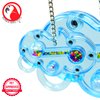 Bonka Bird Toys Small Wave (5" x 6") Parrot Rattle Puzzle Cage Toy, Bullet Proof Plastic, Amazon, African Grey, Eclectus, and Similar