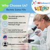 EZ BioResearch Bacteria Science Kit (IV): Top Science Fair Project Kit. Prepoured LB-Agar Plates And Cotton Swabs. Exclusive Free Science Fair Project E-Book Packed With Award Winning Experiments (IV)