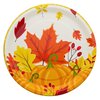 Thanksgiving Party Plates and Napkin (52 pieces for 16 guests) - Thanksgiving Party Supplies, Thanksgiving Party Decorations, Fall Theme Party, Turkey Party Plates and Napkins, Blue Orchards