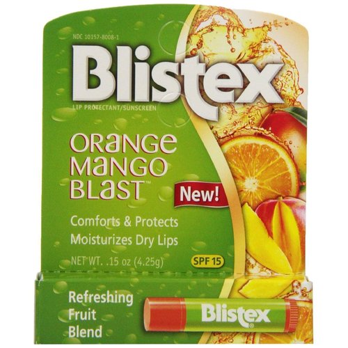Blistex Lip Protectant SPF 15 Orange Mango Blast.15 oz