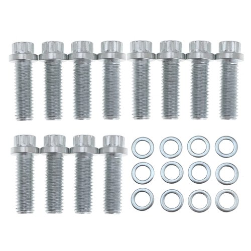 Intake Manifold Bolt Kit for Chevy Chrysler V8 SB V6 Blazer SBC and 90A° Small Block Replace 38400 Set of 3/8" and 1-1/8"