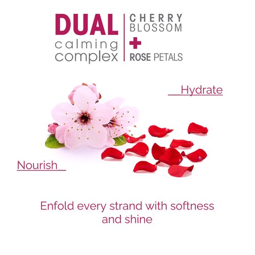 GIOVANNI 2chic Ultra-Luxurious Super Potion Silkening Hair Serum - Cherry Blossom & Rose Petals, Aloe Vera, Pro-Vitamin B5, Smooths Curly & Wavy Hair, Paraben Free, Color Safe - 2.75 oz