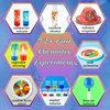 EXBEPE Science Kits for Kids 72+ Science Lab Experiments Erupting Volcano,Rainbow Rain,Artificial Snow Magic Chemistry Toy DIY Science Educational Learning Kit for Boys Girls
