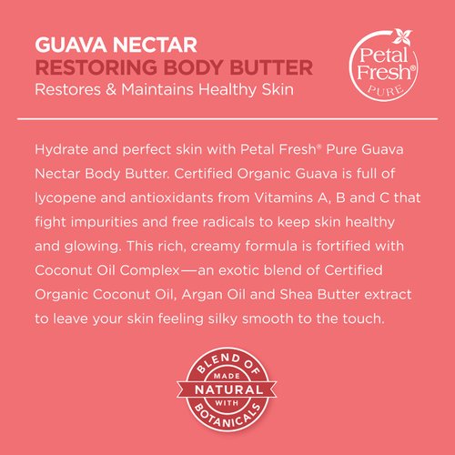 Petal Fresh Body Butter, Guava/Nectar, 8 Ounce