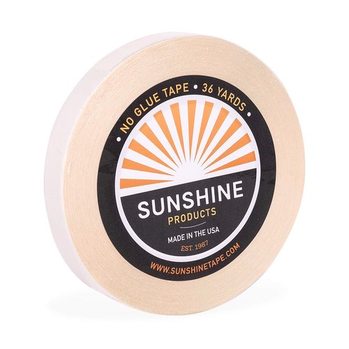 Extended Wear Hair System Tape Roll - No Glue Wig Tape - Matte Dull Shine Hair Tape - Long Lasting 1-2 Week Hold - 3/4" x 36yds