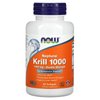 NOW Supplements, Neptune Krill, Double Strength 1000 mg, Phospholipid-Bound Omega-3, 60 Softgels