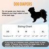 Washable Dog Diapers Female, 3 Pack Premium Reusable Doggie Diapers，High Absorbency Leak-Proof Puppy Diapers for Female Dog in Heat, Period, Incontinence, Excitable Urination Girl Dog Diapers Dress