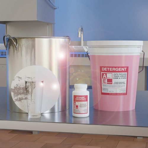 Active Element Commercial Dishwasher Detergent - Active Element - Makes Two 5 Gallon Pail - Industrial Dish Detergent - For High and Low Temp Dishwasher Machine