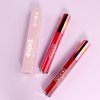 evpct 2Pcs Ruby Red & Dark Red Matte to Glitter Liquid Lipstick Long Lasting Lip Set Kit for Women Diamond Shiny Glitter Sparkly Glossy Metallic Shimmer Sparkle Waterproof Lipstick Lip Gloss 03+04
