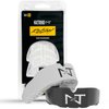 2 Pack Nxtrnd Rush Mouth Guard Sports, Professional Mouthguards for Boxing, Jiu Jitsu, MMA, Wrestling, Football, Lacrosse, and All Sports, Fits Adults, Youth, and Kids 11+ (B&W)