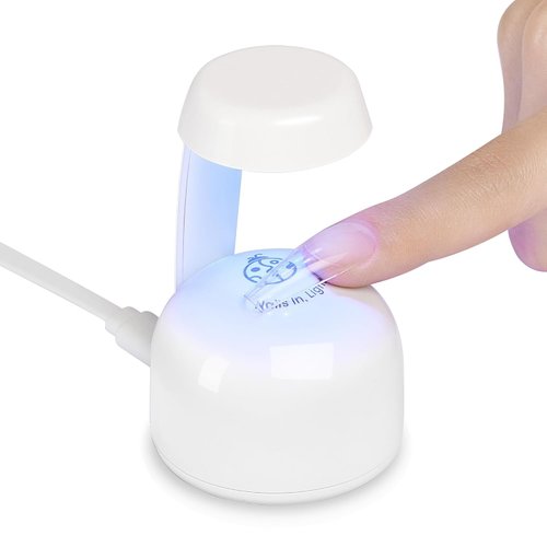 Beetles Mini Uv Light for Gel Nails Flash Curing Innovative with Smart Sensor for Easy and Fast Extension System, Portable Manicure Uv Led Light for Gel Nail Polish DIY Nail Art