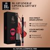BL Color Matched Lip Liner & Lipstick Set (Red) - Full-Coverage Argan Long Lasting Lipstick and Lip Liner Set With Natural Oils for Nourishment, Hydration, & Protection - Chemical-Free