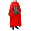 ULTNICE Salon Home Barbers Hairdressing Cape Gown with Viewing Window for Hair Cutting 62.9 * 57"(Red)