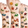 UVUXO Bug Temporary Tattoo for kids - 110 Styles Insect Temporary for Girls Boy Body Arm Shoulder Cute Tattoos Stickers, Birthday Party Supplies Gifts for Kids