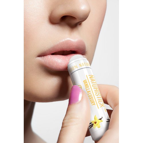 7-Pack Vanilla Lip Balm Gift Set by Naturistick. 100% Natural Ingredients. Best Beeswax Chapstick for Dry, Chapped Lips. Made in USA