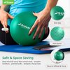 Trideer Exercise Balls Physical Therapy, 9 Inch Pilates Ball Between Knees for Physical Therapy, Mini Exercise Ball - Yoga Ball, Small Workout Balls for Core Strength and Back Support