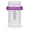 Native Deodorant Contains Naturally Derived Ingredients, 72 Hour Odor Control | Deodorant for Women and Men, Aluminum Free with Baking Soda, Coconut Oil and Shea Butter | Lavender & Rose