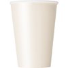 Plain Ivory Disposable Paper Cups - 12 oz, Pack of 10 - Ideal for Parties, Picnics, & All Occasions