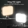 VIJIM VL100C Bi-Color LED Video Light on Camera,Mini Rechargeable 2000mAh LED Camera Lights,CRI95+ Dimmable 2500-6500K Ultra Bright Photo and Video Lighting,LED Fill Lamp