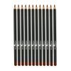 Italia Deluxe 12 pcs Eyeliner Pencil, Ultra Fine, Creamy, High-pigmented, Long-lasting + 3 pair Hydrogel Eye Patch for Lash Extensions (Brown)