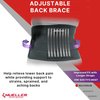 MUELLER Sports Medicine Adjustable Back Brace, Back Pain Relief Support for Men and Women, Ideal for Upper and Lower Back Pain, Sciatica, Scoliosis, Black, One Size