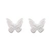 10PCS Butterfly Hair Clip Lace Butterfly Hairpins Hair Accessories for Women Girls (White)