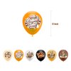 30 PCS Coffee Balloons, 6 Styles of Coffee Themed Balloons for Coffee Party Supplies Coffee Birthday Party Decorations