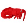 MIGHTY- Ocean Junior Prawn - Squeaker - Multiple Layers. Made Durable, Strong & Tough. Interactive Play Dog Toy (Tug, Toss & Fetch). Machine Washable & Floats