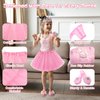 Princess Dress Up Toys & Washable Kids Makeup, Jewelry Boutique Kit, 3 Color Skirts, Shoes, Crowns, Girls Toys for 3 4 5 6 Year Old