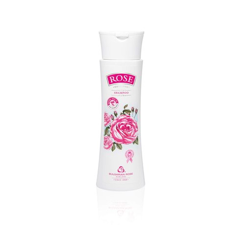 Rose Bulgarian Shampoo with Natural Oil Water, Soothes, Replenishes Hydration, Moisturizing Shampoo for All Hair Types, Safe for Color-Treated Hair, Paraben & Dye-Free
