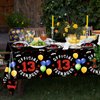 41PCS 13th Birthday Party Supplies Red and Black Official Teenager Party Decorations Plates Napkins Tablecloth Set for 13th Birthday Boys Girls