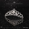 Kilshye Silver Tiara Comb Wedding Crown Hair Comb Rhinestone Princess Tiaras Birthday Costume Crowns for Girls and Women (A)