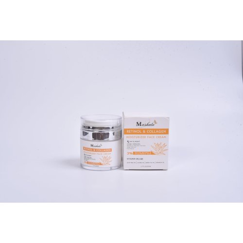 Mashata Retinol & Collagen Face Cream - 1.7Fl Oz | Face Cream for Moisturizing, Puffiness, Wrinkles & Skin Tightening Retinol Cream