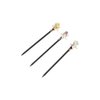 3Pcs Chinese Traditional Flower Hair Sticks,Antique Wooden Hairpins Simple Jade Buckle Hair Sticks Classical Hanfu Hair Accessories for Women Girls