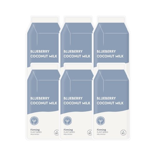 ESW Beauty Blueberry Coconut Milk Firming Plant-Based Milk Mask Multipack