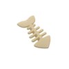 2PCS Fish Bone Hair Clips for Women Girls Candy Color Hairpins Simple Hair Accessories White